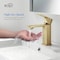 Kibi Mirage Single Handle Bathroom Vanity Sink Faucet with Pop Up Drain C-KBF1001BG-KPW100BG - alternate 7